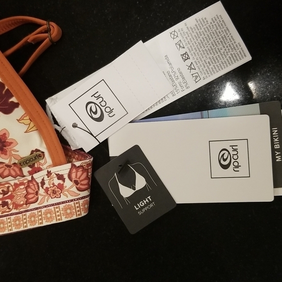 💕RIP CURL💕 Desert Dawn Bikini Banded Triangle Top + High Waisted Bottom M NWT - Picture 3 of 16